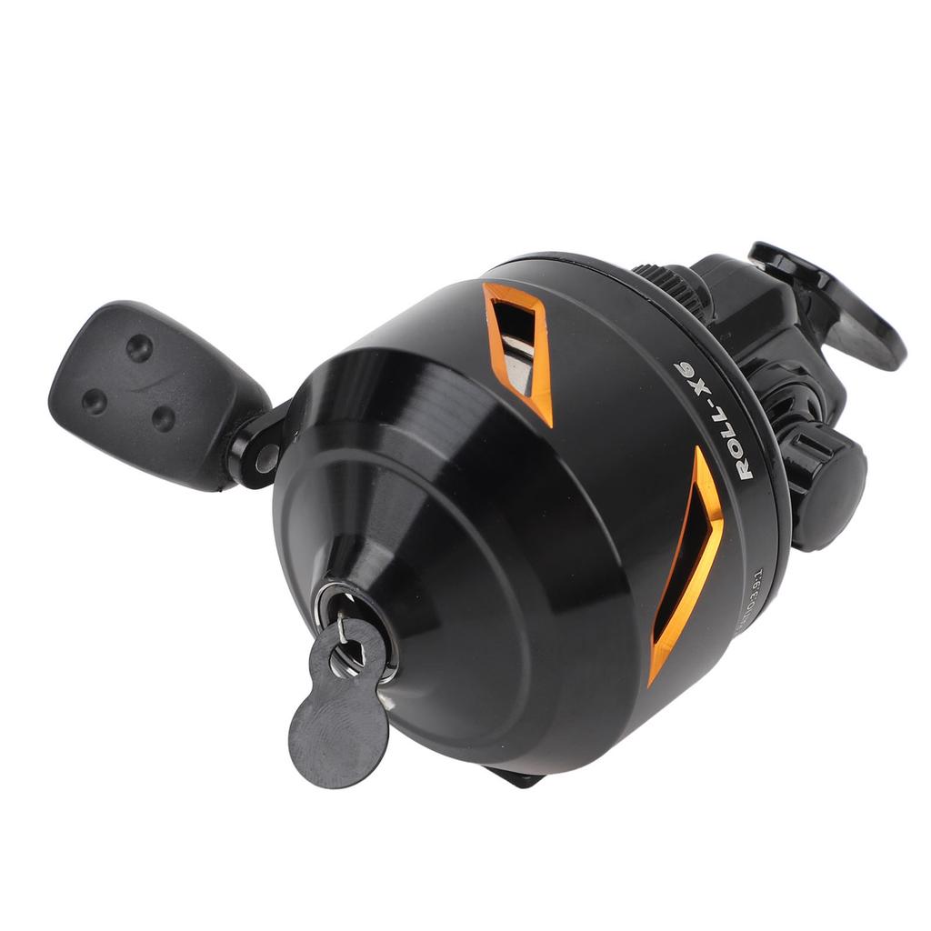 Mulinello da Pesca Alta Velocità 3.9:1 Rapporto di Recupero 3+1 Cuscinetti Maniglia Reversibile per Recupero Sinistro Destro