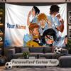 Tapiserie Personalizată Anime Bleach Suport Nume Personalizat, Artă de Perete Decorațiuni pentru Casă