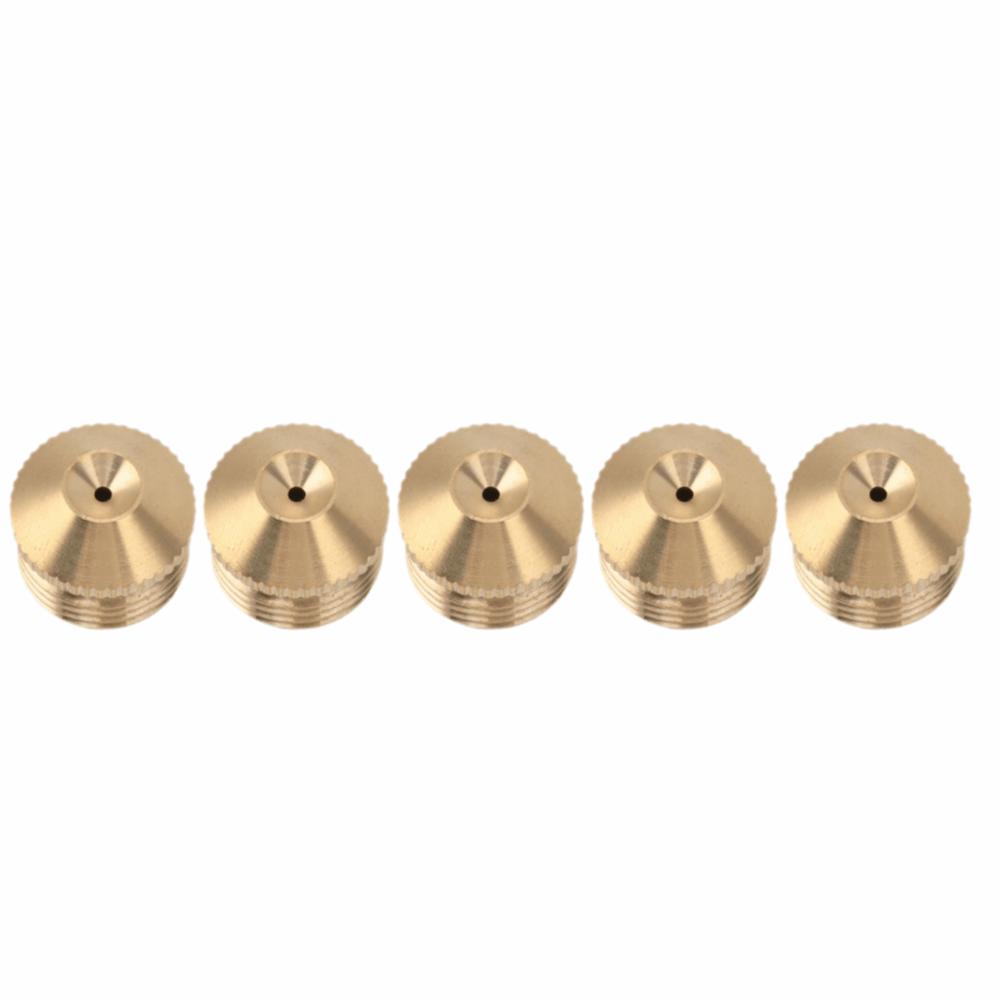5PCS Gold Fogging Sprinkler Head Brass Garden Cooling System Nozzles Garden Irrigation