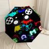 1pc Gamepad Gaming Pattern Umbrella Design Automatic Opening and Closing Umbrella, High-quality Travel Umbrella,  C1128209