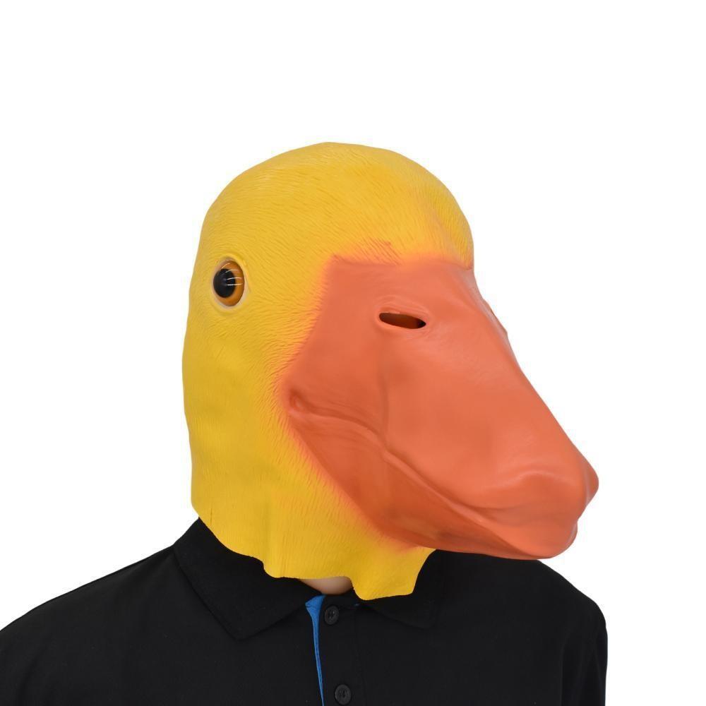 

Duck Charming Yellow Character Mask Stylish Costume Prop For Halloween And Festivities
