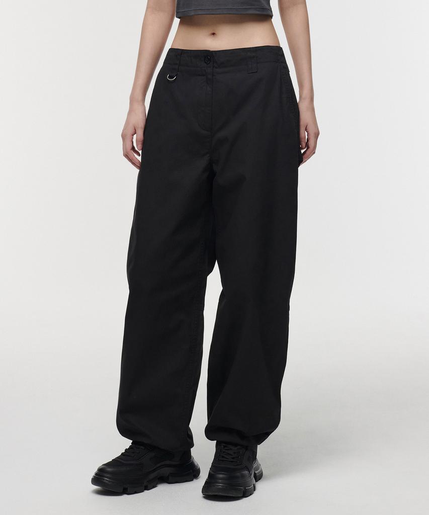 MUSINSA STANDARD WOMAN Women'S Wide Carpenter Pants [Black]