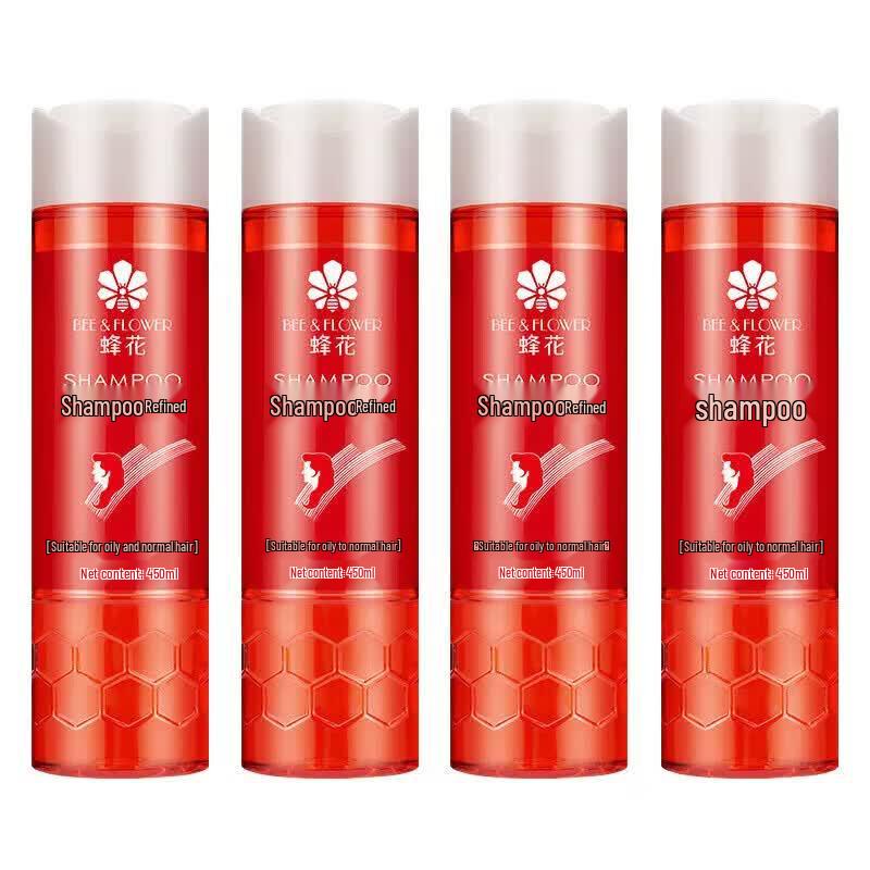Bee & Flower Plant Extract Oil Control Shampoo 4x450ml