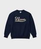 NCOVER Script Logo Sweatshirt Navy