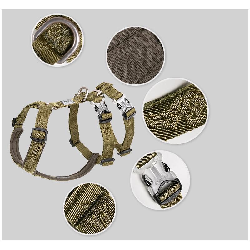 TRUELOVE Pet Harness Double-H Nylon Personalized Dog Harness NO PULL Reflective Breathable Adjustable YH1803