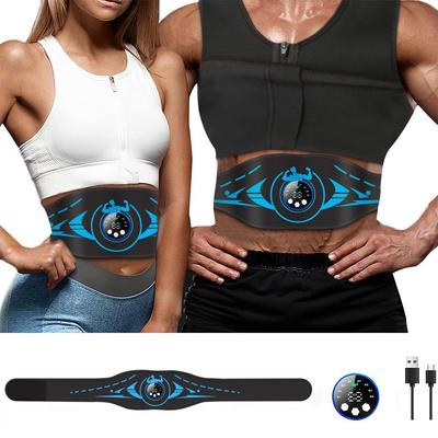 Ems Abdominal Toning Belt Muscle Stimulator Toner Abs Usb Body Slimming Shaping Body Massager Lose Weight Home Gym Fitness