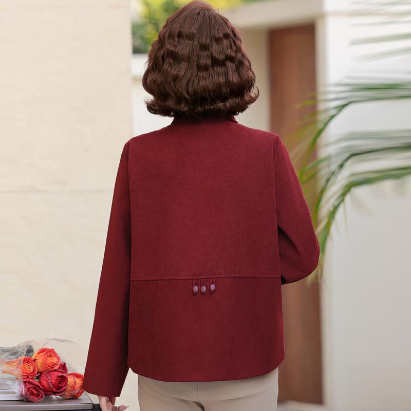 Women's Mid-Aged & Elderly Autumn/Winter Sweater Cardigan