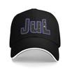 JUL Logo de rappeur Chapeau réglable Casquette de sport d'automne pour femmes et hommes Casquette de baseball Hip Hop Nouvelles casquettes d'extérieur
