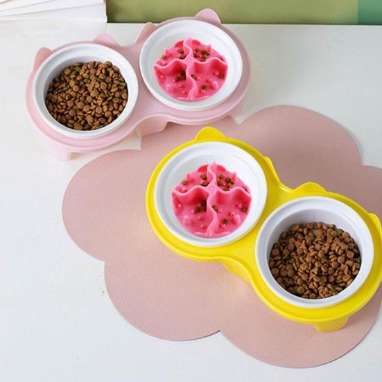 Silicone Slow Food Pad Prevent Choking Promote Healthy Eating Suction Cup Soft Licking Mat for Cats