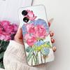 For OPPO A18 A38 CPH2579 CPH2591 Elegant Floral Butterfly Phone Case For Oppo A18 A38 4G Soft Silicone TPU Cases