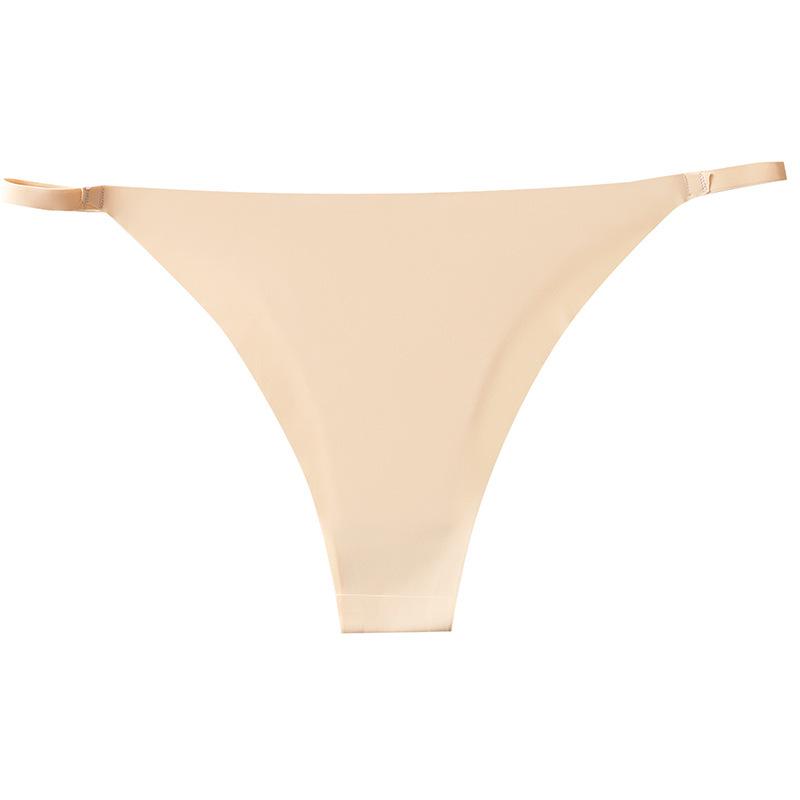 Бесшовные спортивные трусики-слипы с низкой посадкой и ластовицей из чистого хлопка Medium