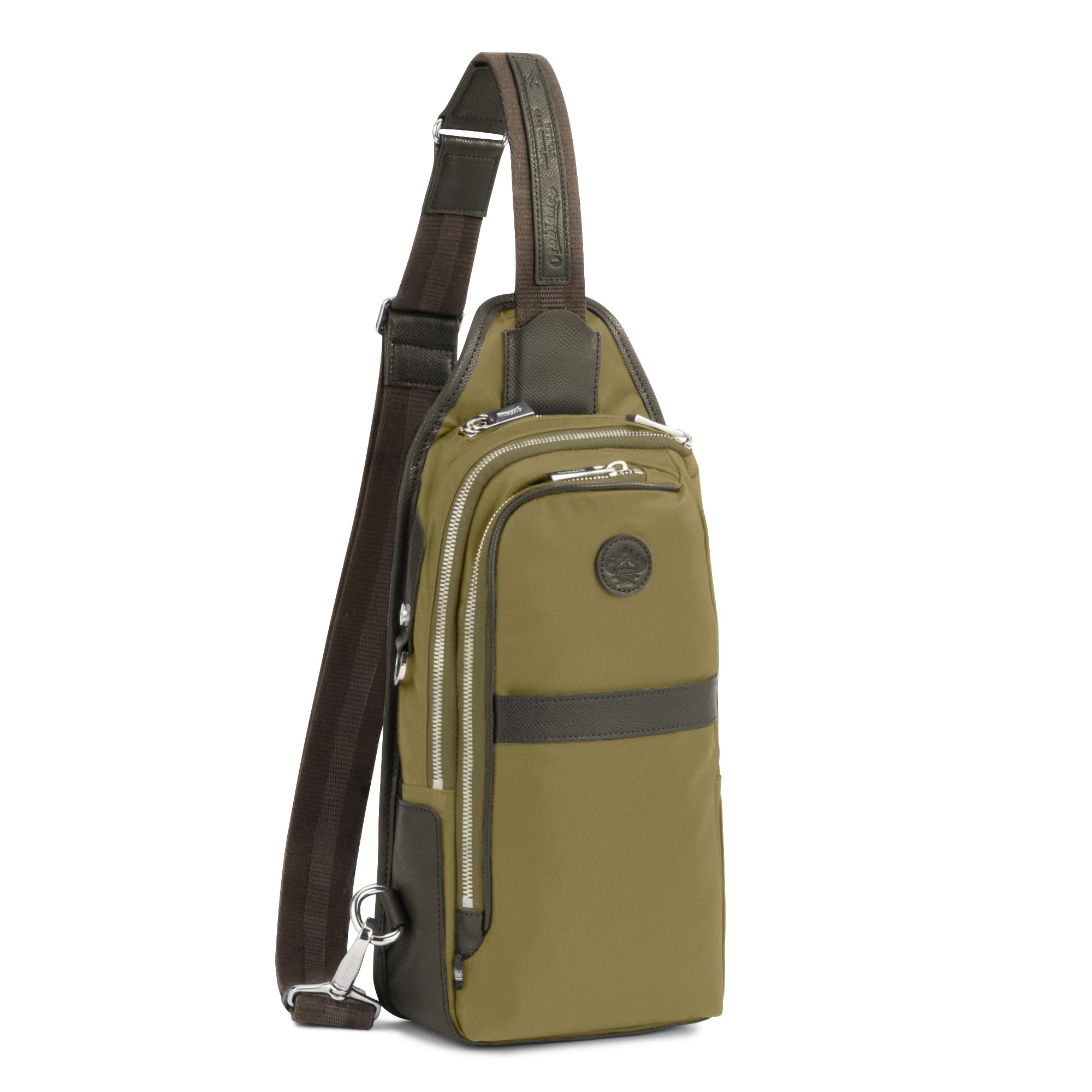 

Body Bag 3L 610g One Shoulder Khaki [Orobianco] [Genuine Product] Men s SOLO TE No.92958 хакі