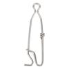 2PCS High Strength Fishing Line Clips Stainless Steel 304 Fishing Snap Fishing Clip for Angler