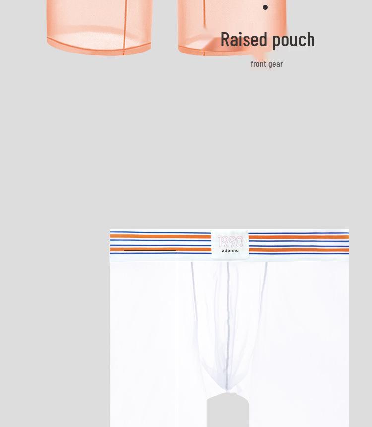 Grenzüberschreitende Herren Low Waist Sport Boxer Briefs - Sexy Stoff, Hüftlift, Ausbuchtungsverstärkende Unterwäsche