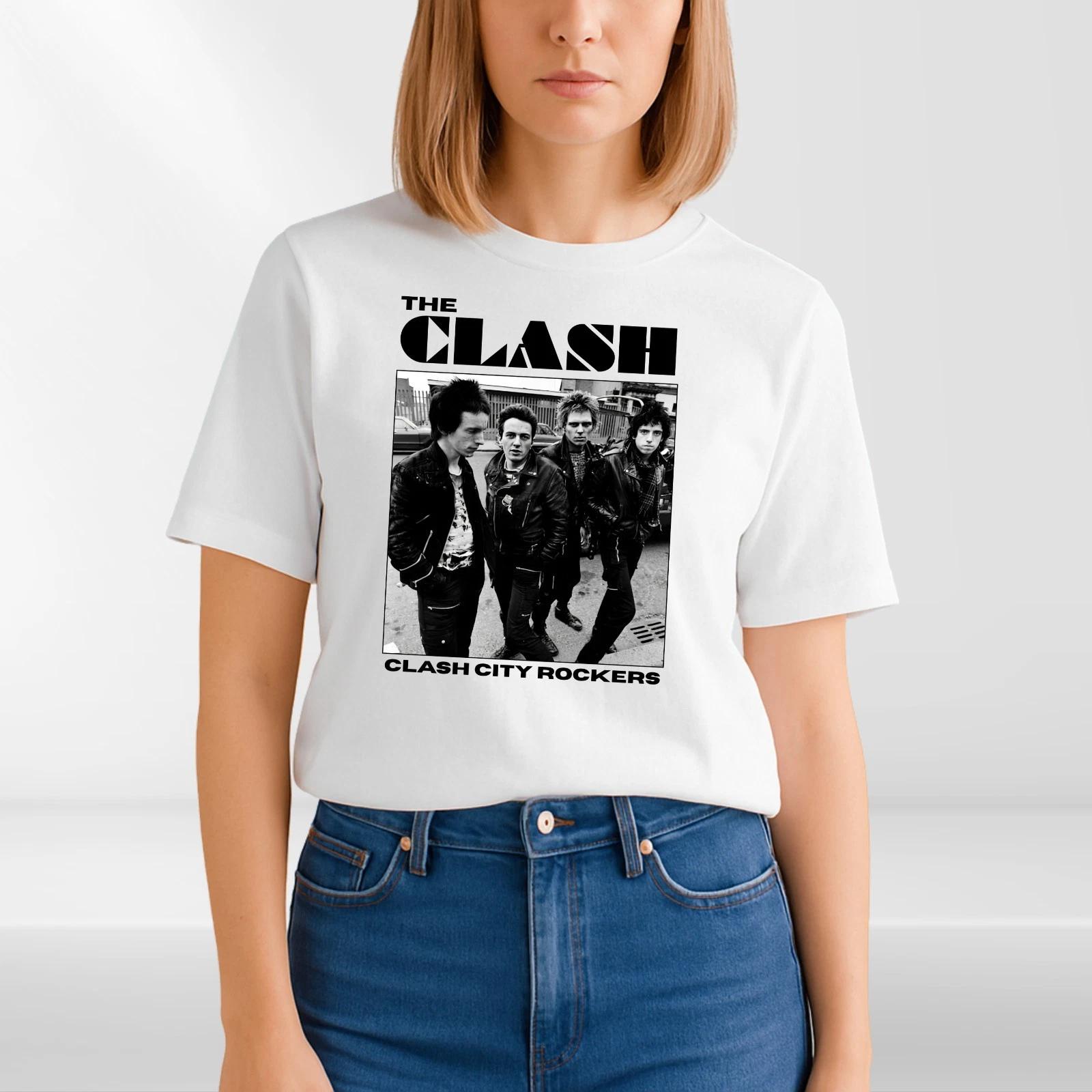 The Clash T Shirt Punk Rock Band Tee Clash City Rockers Unisex XL