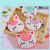 Fluffy Unicorn Wallet Soft Fabric Small Change Purse Anime Lover's Perfect Gift Available Wholesale