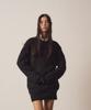 EZIO WOMEN W Soft Filling Round Knit_Black