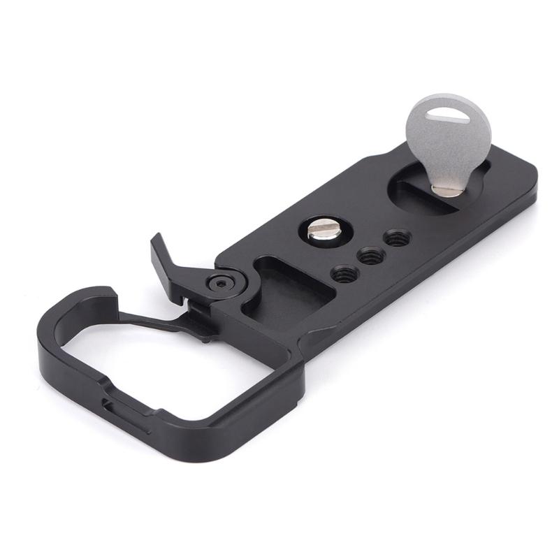 Universal Handgrip Grip Quick Release Plate Hot Shoe Cover Grip Tripod Mount Bottom Plate Replacement for A7C2 Camera