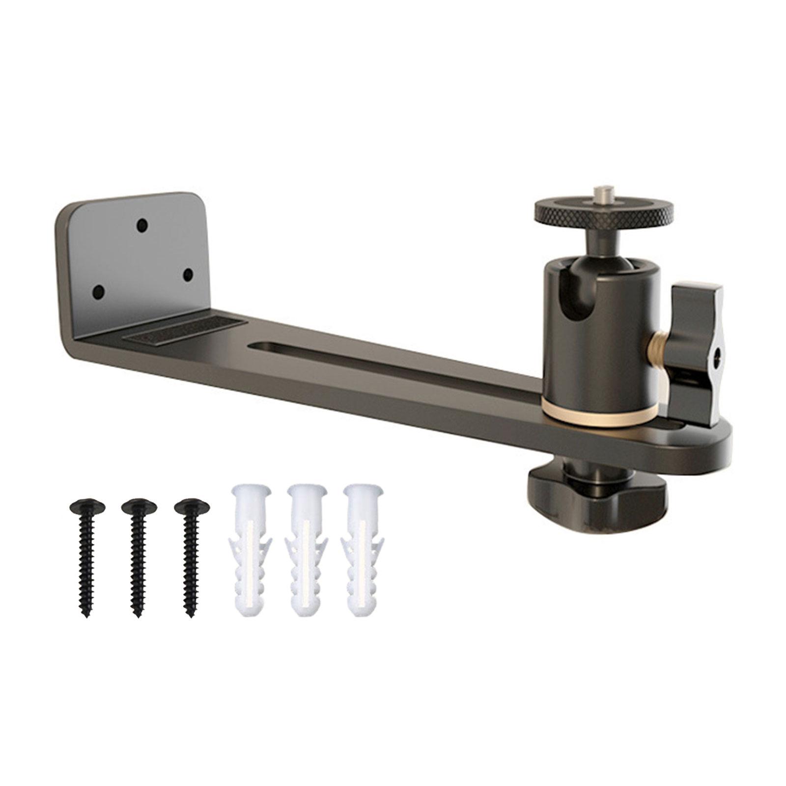 

Adjustable 1/4Inch Projector Wall Mount Bracket For Home Theater And Conference Room Installation Holds Up To 5kg 1