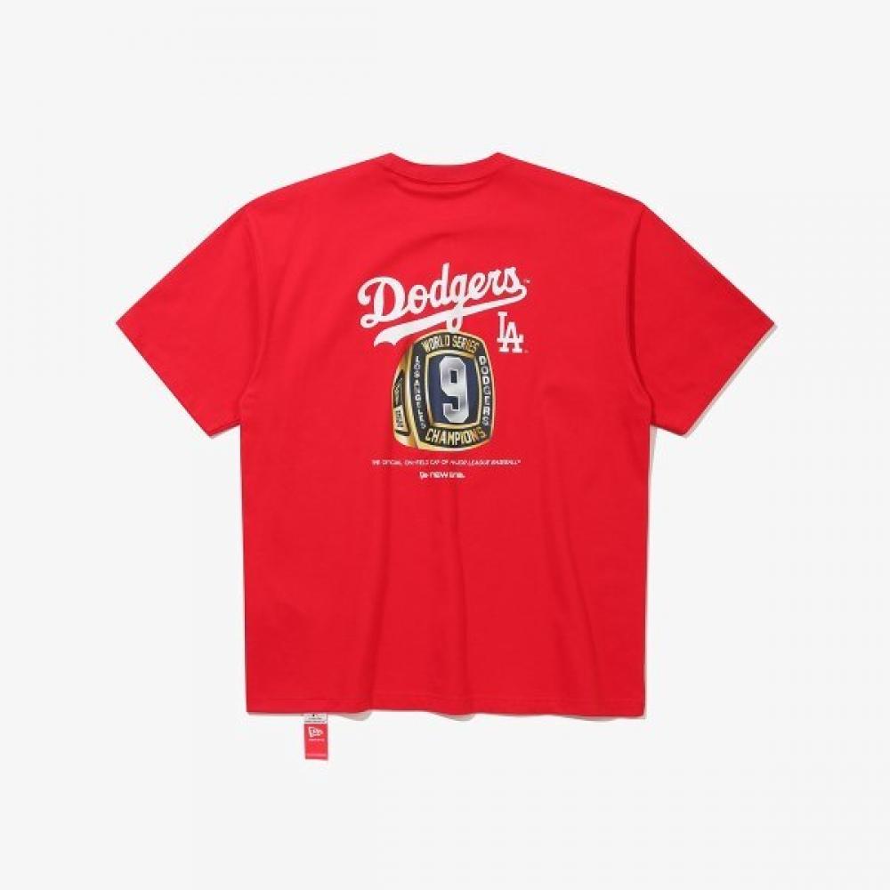 New Era Mlb La Dodgers Champions Ring T shirT brighT Red 15147551