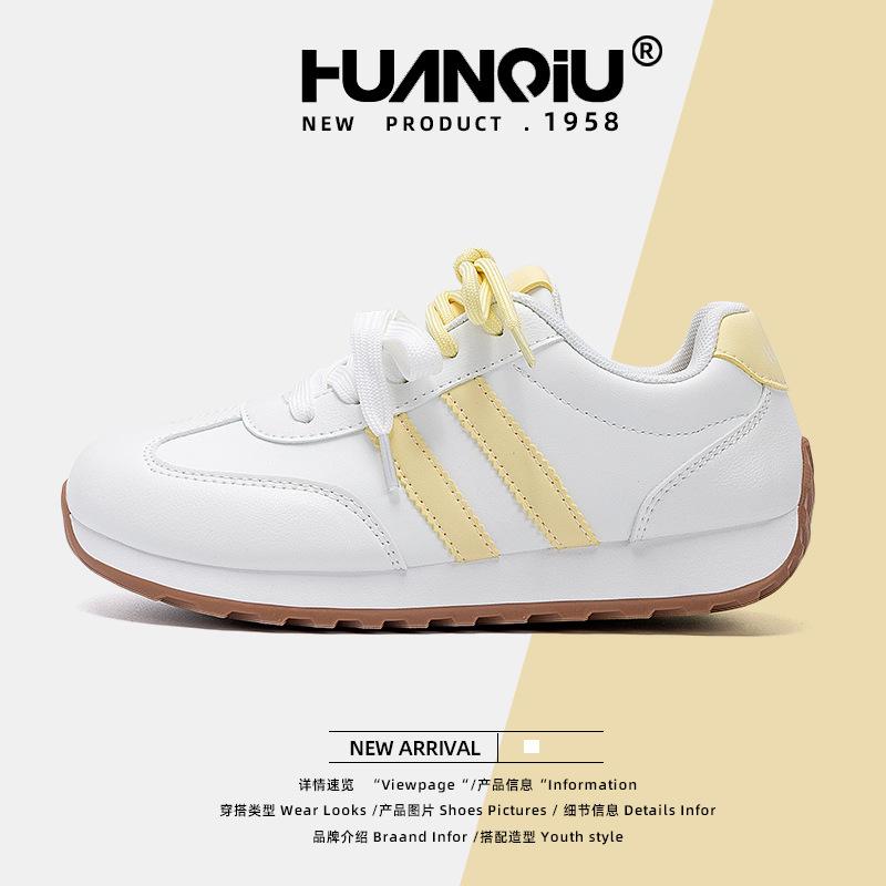 Global Platform German Training Shoes Women's ZHQ3786 New Versatile Comfortable Soft Sole Light Casual Student Board Shoes Women