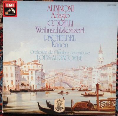 LP Record ORCHESTRE DE CHAMBRE DE TOULOUSE    Adagio  Weihnachtskonzert  Kanon  1C03714068 His Masters Vo Germany Classical Used