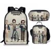 Stranger Things 4-Piece Set: Student Backpack, Shoulder Bag, and Pencil Case CLE