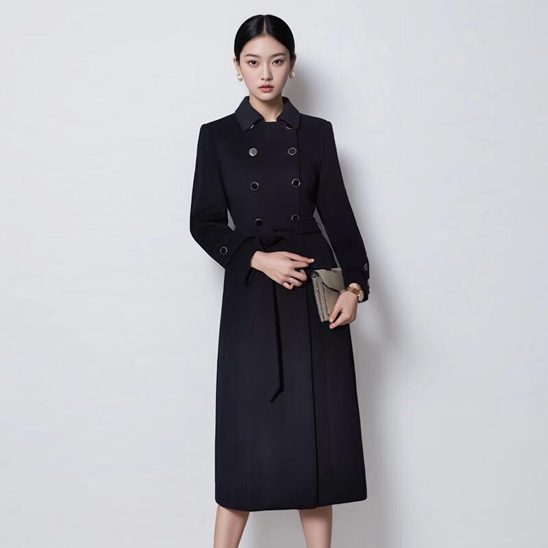 Women's Professional 50% Wool Long Overcoat