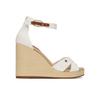 Sandals Flag High Wedge Espad Crisscross