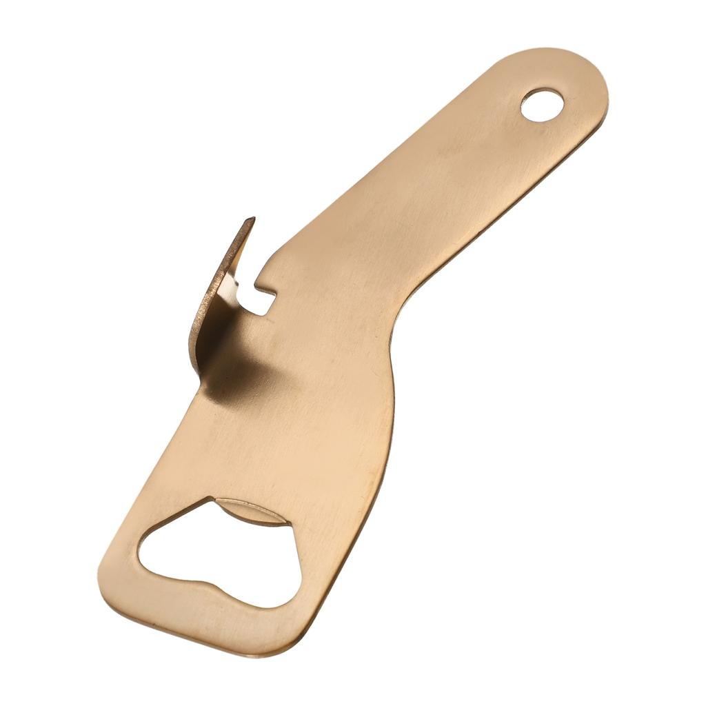 Stainless Steel Bottle Opener, Manual Can Punch Bottle Opener, Versatile Can Tapper for Beverage Beer Soda Cans Kitchen Camping