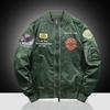 Air Force Bomber Jacket Men's Embroidered Baseball Jacket Cargo Jacket Plus-size Jacket