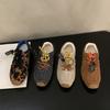 Läder tyska träningsskor dam 2025 vår nya retro plattbottnade mångsidiga färgmatchande avslappnade sport Forrest Gump skor pappaskor