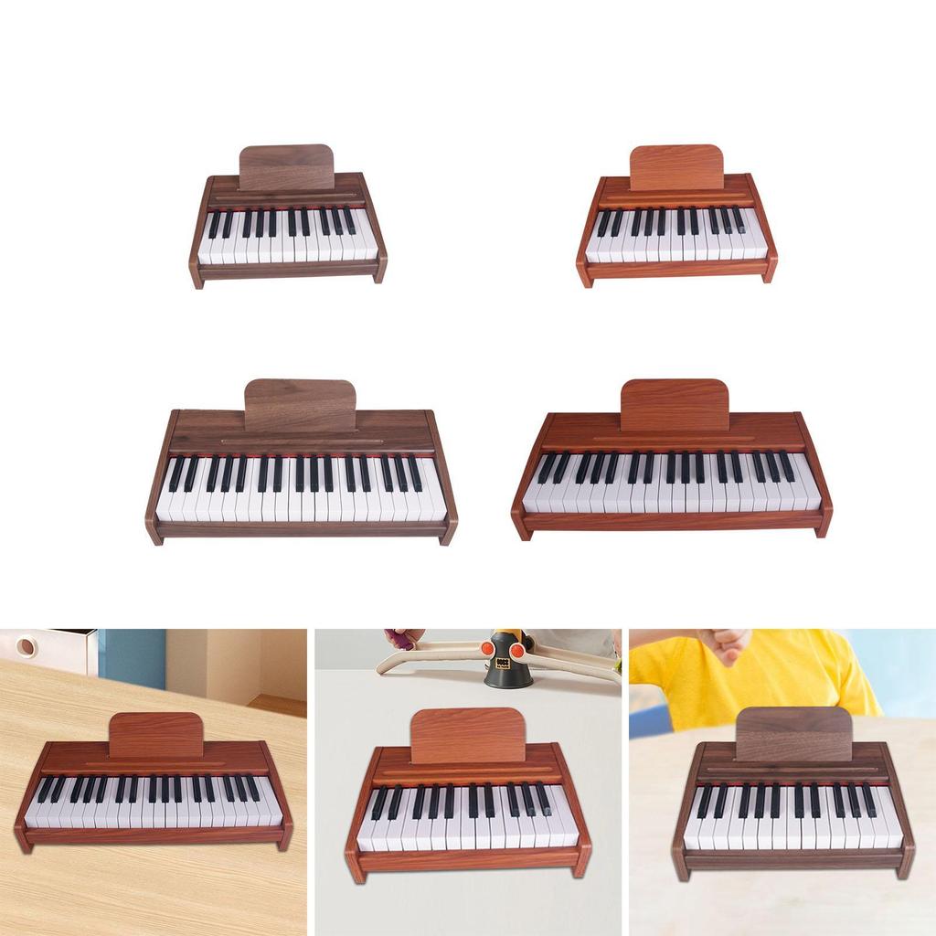 Children's Digital Piano Keyboard Toy with Wood Design for Music Learning