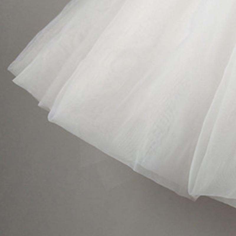 A-line Petticoat Crinoline Short Slips Wedding Accessories  Tutu Skirt 50s Vintage White Underskirt Multi Layers