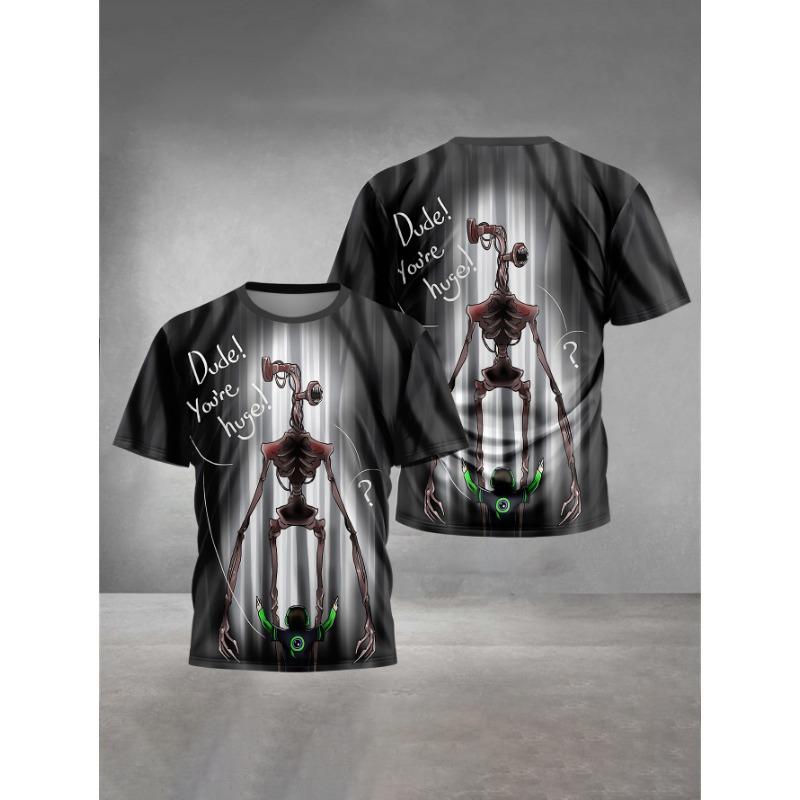 3D Cartoon Print Clothing Outdoor Clothes for Children Child Top Children's Quick Drying Tshirt