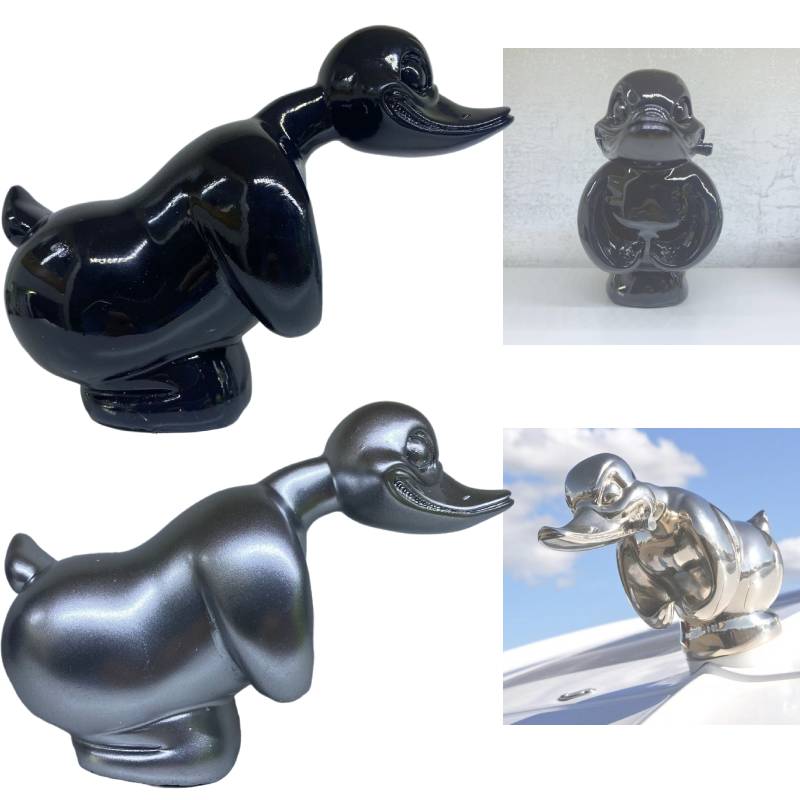 Angry Ornament Duck Resin Model Figurine For Car Motorcycle Decor Gift Convoy