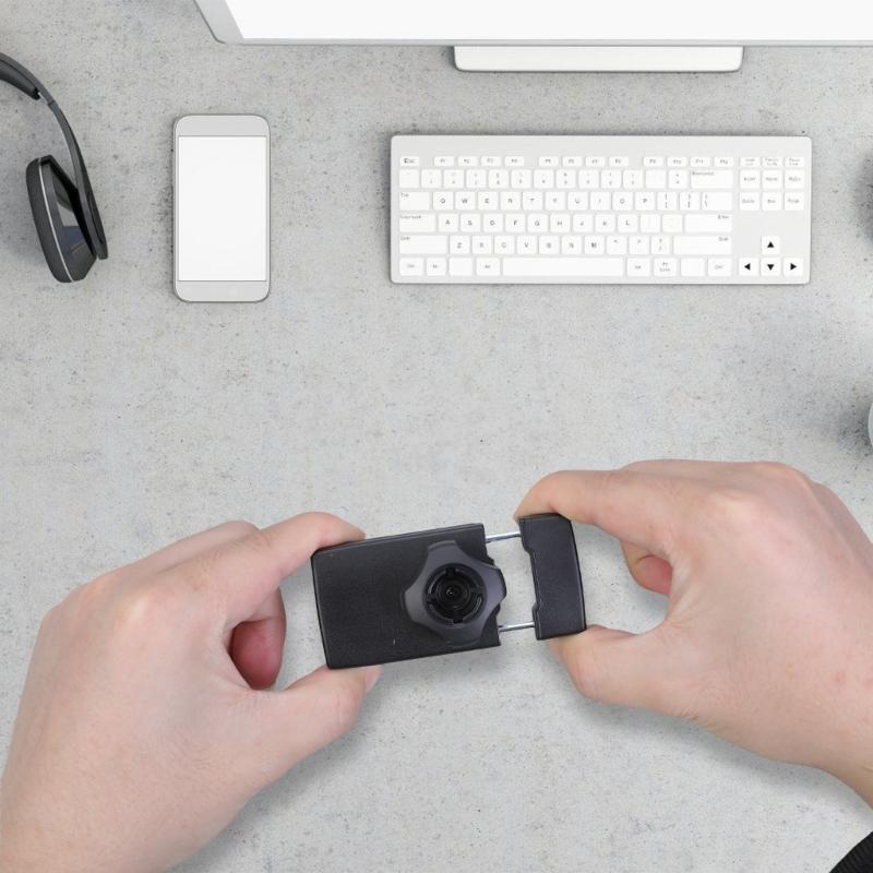 Mobile Clip Base Plastic Phone Clamps Monopod Mount Attachment for 17mm Ball Joint Suitable for Car & Desktop Stands