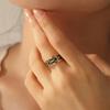  Filigree Cross Rings Stainless Steel Black Style Classic Prayer Ring for Women Men Christian Amulet Jewelry Wholesale