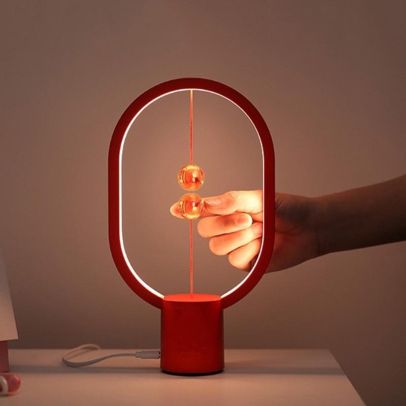 1 Stück Explosion Red Dot Award Magnetische Balance Lampe Henglamp Nachttischlampe Umgebungslicht Design Kreatives Geschenk