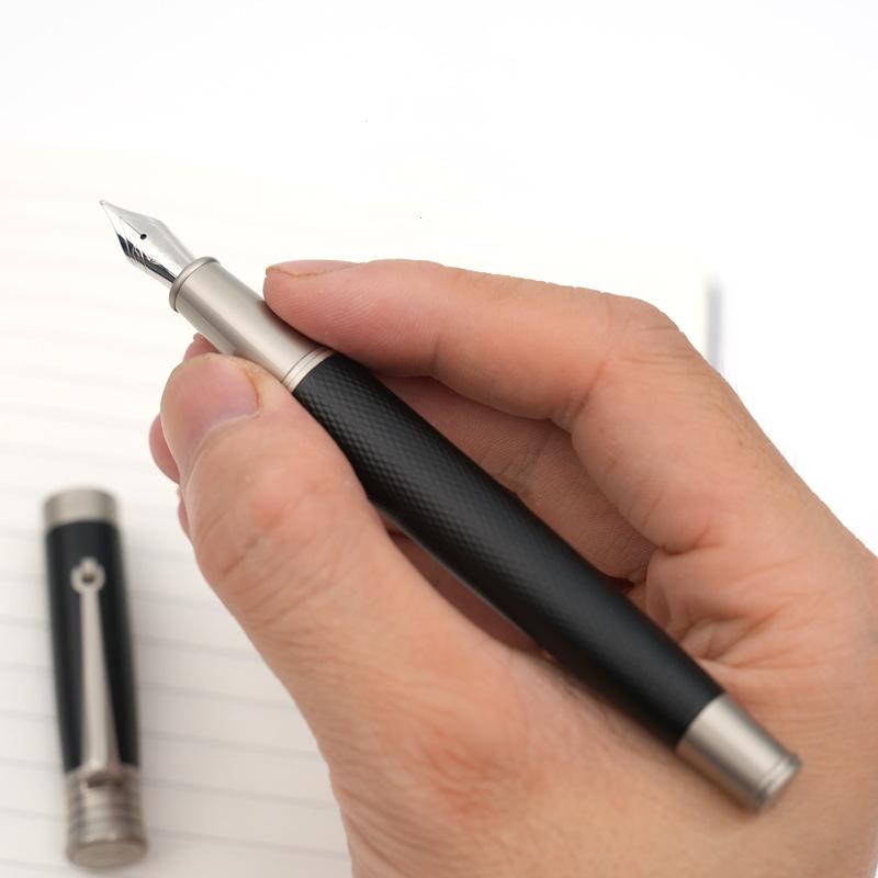 Metall Business Büro Kalligraphie Signatur Füllfederhalter Geschmeidiges Schreiben für Studenten, die Kalligraphie üben, Geschenk Füllfederhalter