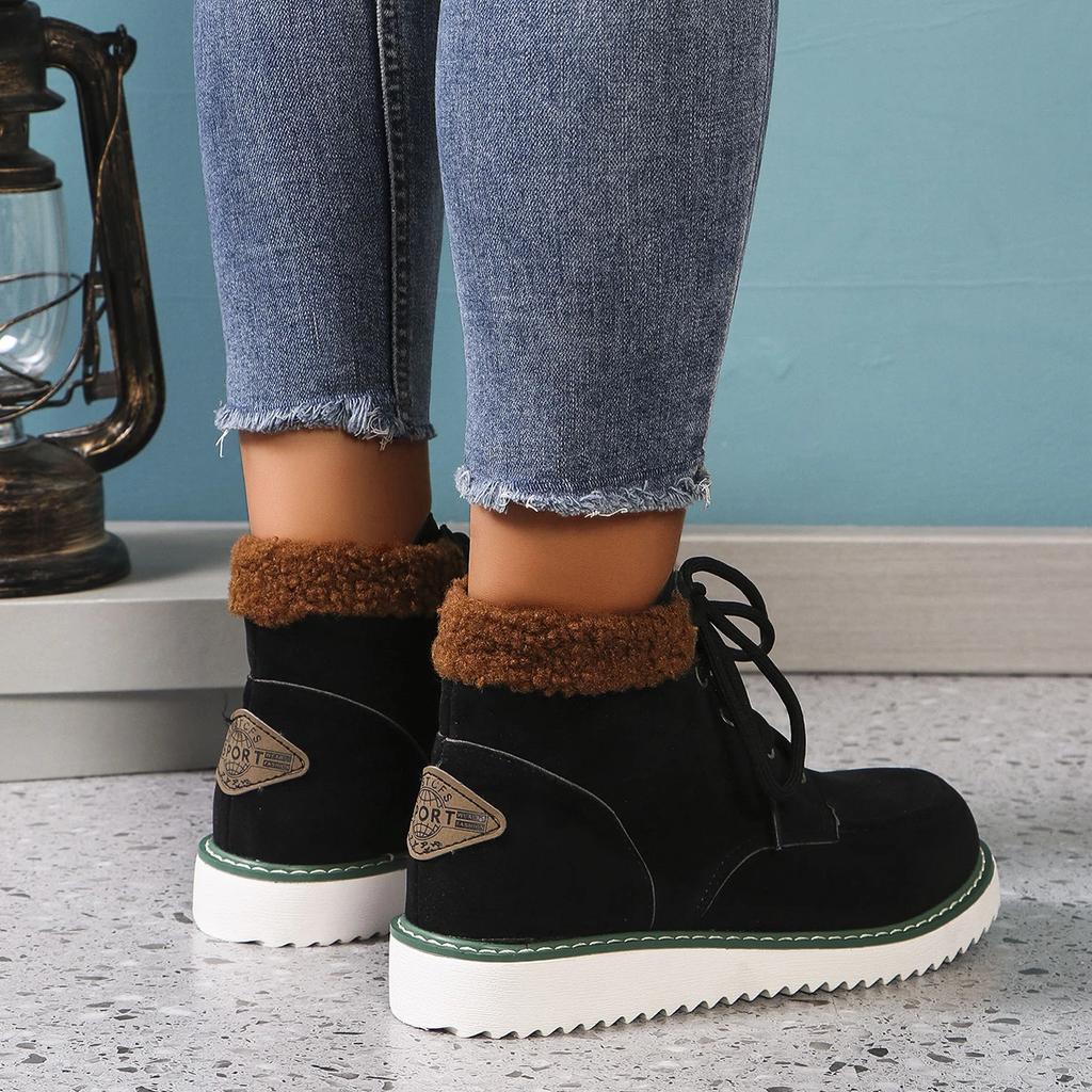 Fashion Women Snow Boots Winter 2024 Fashion Casual Warm Shoes for Women Slip On Lady Comfort Female Ankle Boot Footwear Botas De Mujer