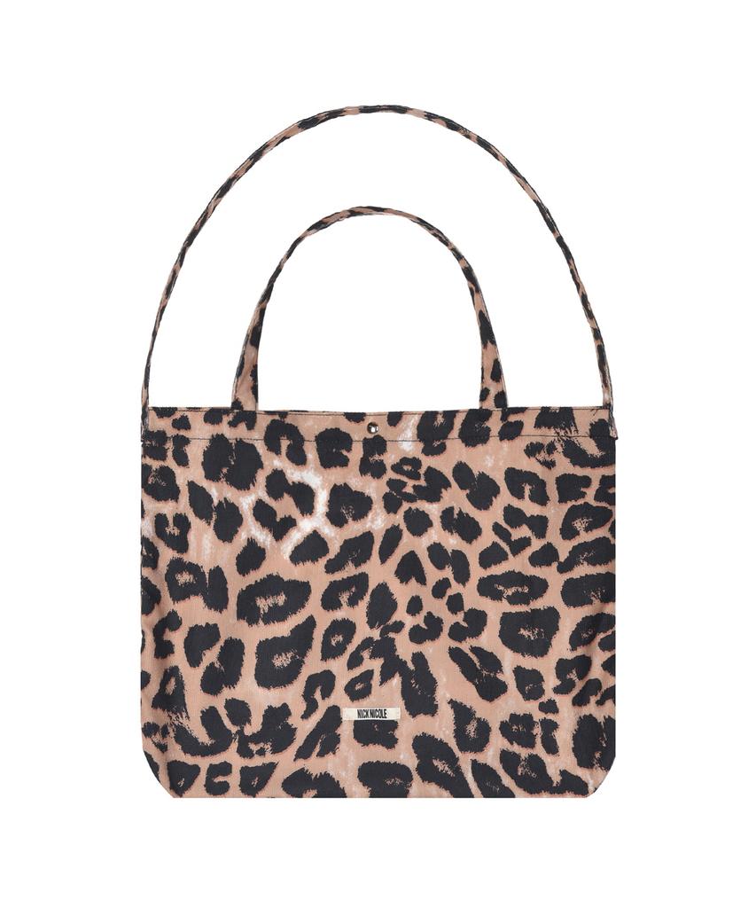 Nick&Nicole Leopard Twoway Square Bag_Brown