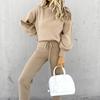 2022 Women's High Neck Sweater and Trousers Two-Piece Suit - Autumn/Winter Fashion