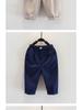 Kids' Black Dress Pants & Girls' Navy Straight-Leg Uniform Pants with Full Elastic Waist