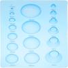 2PCS 2PCS Paper Quilling Tools Concave-Convex Mini Quilling Mold Paper Craft Tool 3-Row  DIY