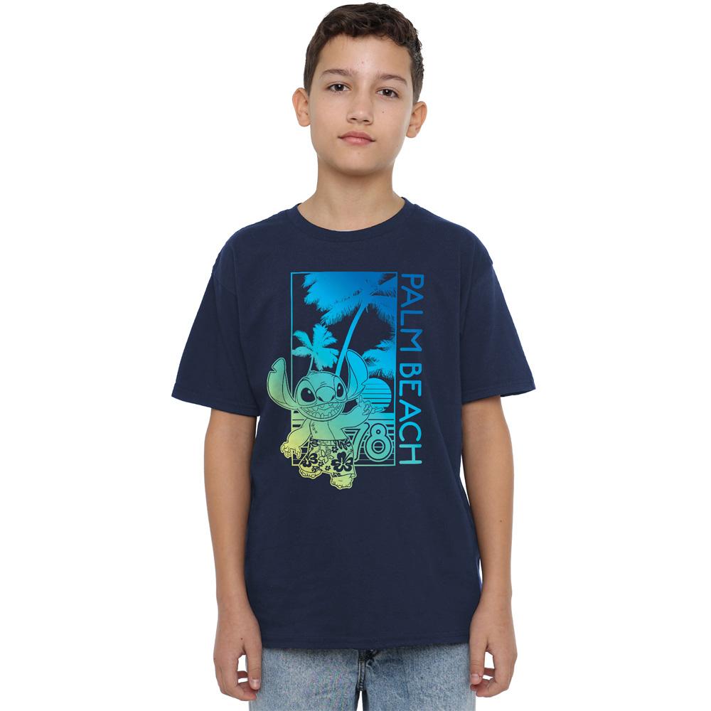 Lilo & Stitch Boys Palm Beach Gradient T-Shirt