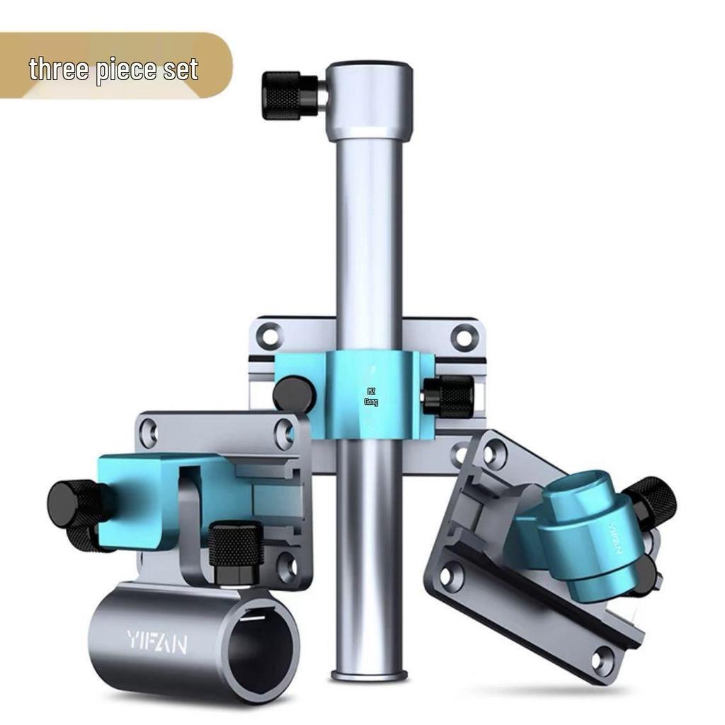 3-Piece Fishing Accessories Set: Aluminum Rod Pod Holder, Umbrella Holder, Fish Keeper, Bait Holder.