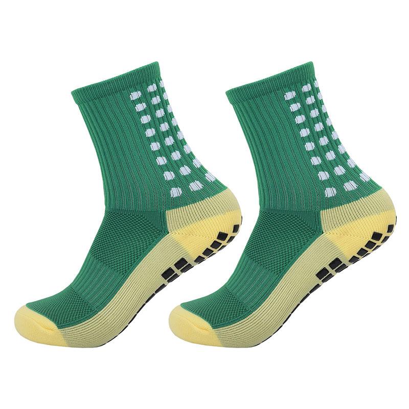 

Противоскользящие женские носки для спорта на открытом воздухе, дышащие, впитывающие пот зелёный