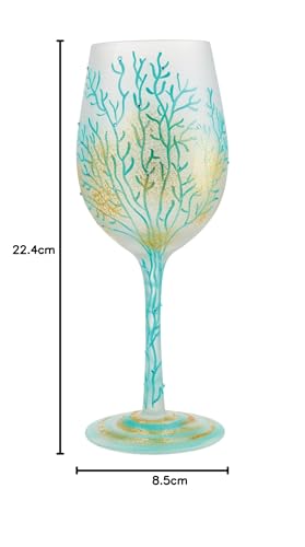 Enesco Lolita Wine Glass Under the Sea 6012482
