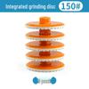 Integrated Tile Edge Grinding & Polishing Disc for Stone, Marble, Quartz, Chamfering, and Dry Trimming